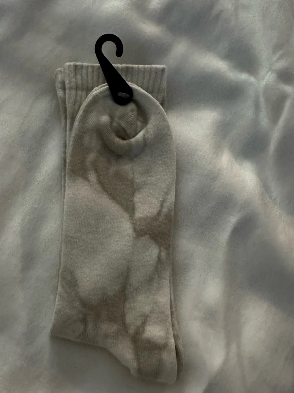 Gray/Tan Tie Dye Socks